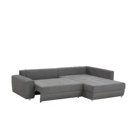 bobb Ecksofa mit Schlaffunktion Arissa de Luxe ¦ grau ¦ Maße (cm): B: 265 H: 84 T: 209.0