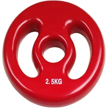 TRENDY Sport Hantelscheibe Vinyl 2,5 kg rot