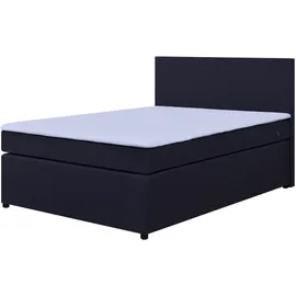 Roller Boxspringbett - anthrazit - H3 - 140x200 cm