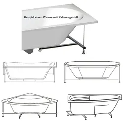 Rahmengestell zu Badewanne Lisa 150