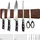 HOSHANHO Magnetleiste Messer, Messerhalter Magnetisch für Wand, Magnet Messerhalter Holz Knife Holder für Utensilien und Aufbewahrung Magnetisch Werkzeuge, 25cm