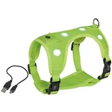 Nobby LED Hundegeschirr FLASH Mesh neongelb