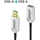 FIBERX USB-A 25 m Schwarz