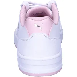 Puma Damen Court Classy Turnschuhe, Puma White Whisp Of Pink Puma Silver, 38.5 EU - 5,5 UK