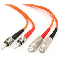 Startech StarTech.com 2m Duplex Fiber Cable ST-SC Glasfaserkabel
