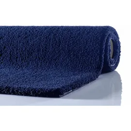 Rhomtuft Badteppich Square Blau 60 x 90 cm