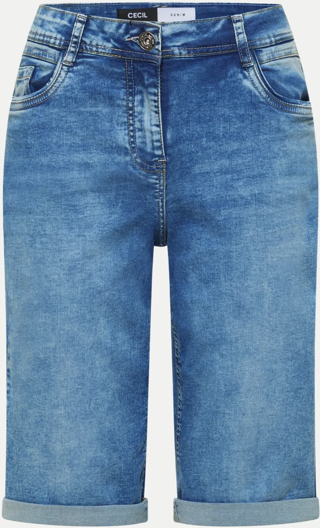 Wide-Leg Jeansshorts Neele Blau 32