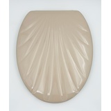 WC Sitz Klobrille Muschelform Farbe Beige, Duroplast, sehr stabil