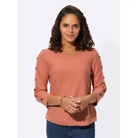 Casual Looks 3/4-Arm-Pullover orange 46
