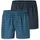 SCHIESSER Herren Web-Boxershorts, 2er Pack - Gr.: 4XL