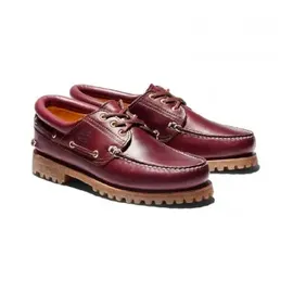 Timberland Mens Boat Shoe burgundy 7.5 Wide Fit
