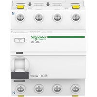 Schneider Electric Fehlerstrom-Schutzschalter Acti9-iID 4-polig 40A 30mA Typ A