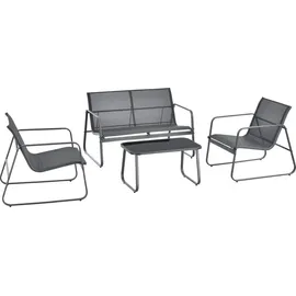 casa.pro Gartenmöbelset Anzi 4-tlg. Grau