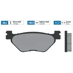 Bremsbeläge Polini Sinter-Metall Yamaha Tmax
