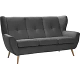 exxpo - sofa fashion Couch Cord 3-Sitzer Grau