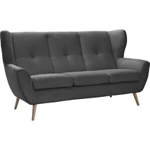 exxpo - sofa fashion Couch Cord 3-Sitzer Grau