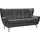 exxpo - sofa fashion Couch Cord 3-Sitzer Grau