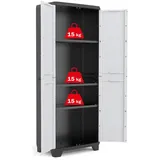 Ondis24 Hochschrank »Royal«, BxHxT: 68 x 173 x 39 cm, 3 Einlegeböden - weiss