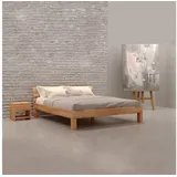 Krok Wood Massivholzbett Julia in Buche 100x220 cm
