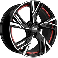 MAM Baby MAM RS5 black front polish red inside Alufelge 16 Zoll ET20 4x108 ML65.1