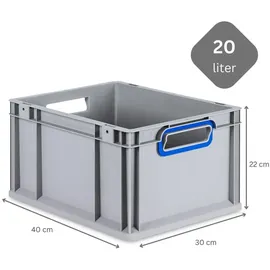 Proregal Eurobox NextGen Color 22 x 30 x 40 cm 8-tlg. blau