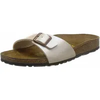 Birkenstock Madrid Vegan Birko-Flor schmal graceful pearl white 37