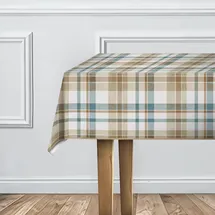 d-c-fix Tischdecke Manhattan Borneo 140 x 110 cm Blau