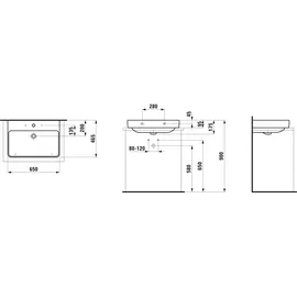 Laufen Val Aufsatzwaschtisch 65 x 42 cm (8162844001121)