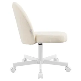 Songmics Bürostuhl Kunstleder Weiß