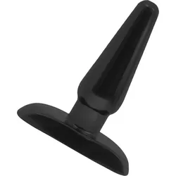 Anal Adventures - Basic Anal Plug Small, 10,8 cm, schwarz