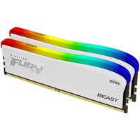 Kingston FURY Beast RGB Special Edition DIMM Kit 16GB, DDR4-3600, CL17-21-21 (KF436C17BWAK2/16)