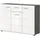 inn.furn Sideboard Rumba 120 x 85 cm Weiß / Grau