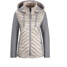 GOLDNER Steppjacke mit abnehmbarer Kapuze in stein | Gr.: 50