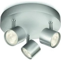 Philips Star Dreierspot aluminium