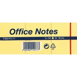 Tesa Haftnotiz Office Notes 50x40mm ge 3 St./Pack.