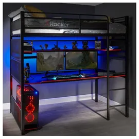 X Rocker Rocker BattleBunk Gaming Hochbett mit Schreibtisch