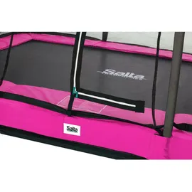 Salta Comfort Edition Ground 214 x 153 cm inkl. Sicherheitsnetz pink