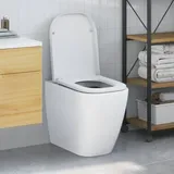 vidaXL Toilettensitz Quick Release Absenkautomatik Weiß