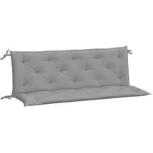 vidaXL Bankauflage 150 x 50 x 7 cm grau 2 St.