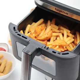 Hagenuk Doppel-Heißluftfritteuse DAF 2800.12 schwarz