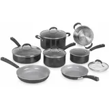 Cuisinart Topf-Set 11-tlg. Stielkasserolle + Bratpfanne + Suppentopf + Sauteuse + Dämpfeinsatz
