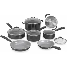 Cuisinart Topf-Set 11-tlg. Stielkasserolle + Bratpfanne + Suppentopf + Sauteuse + Dämpfeinsatz
