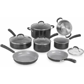 Cuisinart Topf-Set 11-tlg. Stielkasserolle + Bratpfanne + Suppentopf + Sauteuse + Dämpfeinsatz