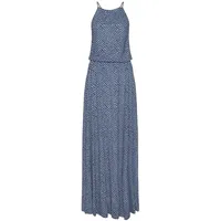 LASCANA Maxikleid Damen blau-marine-bedruckt Gr.38