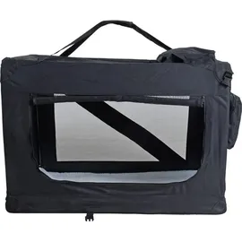 Estexo Hundebox Faltbox XXXL Transporttasche faltbar Tierbox Hunde Schwarz
