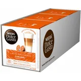 Nescafé DOLCE GUSTO Caramel Latte Macchiato, Karamell, Kaffee, 3 x 16 KAPSELN