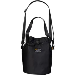 Tragetasche ALPHA INDUSTRIES "Alpha Industries Accessoires - Bags Carry Bag W", Gr. onesize, schwarz, Obermaterial: 100% Nylon, Futter: 100% Polyester, Taschen