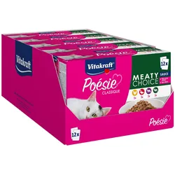 Vitakraft Poesie Classique Sauce Meaty 12 x 85 g, 5er Pack