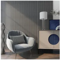 [neu.holz] Akustik Wandpaneele Vang grau 12 St. 8,64 x