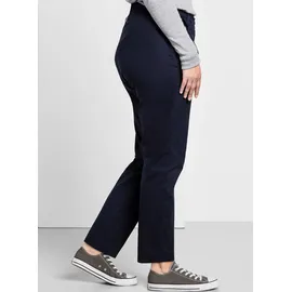 sheego Chinohose Regular Blau 88